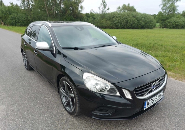 Volvo V60 cena 50000 przebieg: 248000, rok produkcji 2012 z Gostynin małe 704